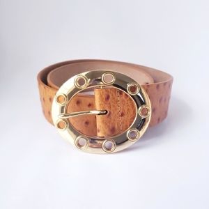 Vintage Anne Klein New York Italian Leather Belt